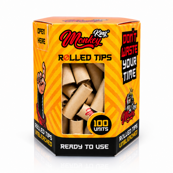 FILTROS MONKEY PREROLLED TIPS 100U 🗞️✅