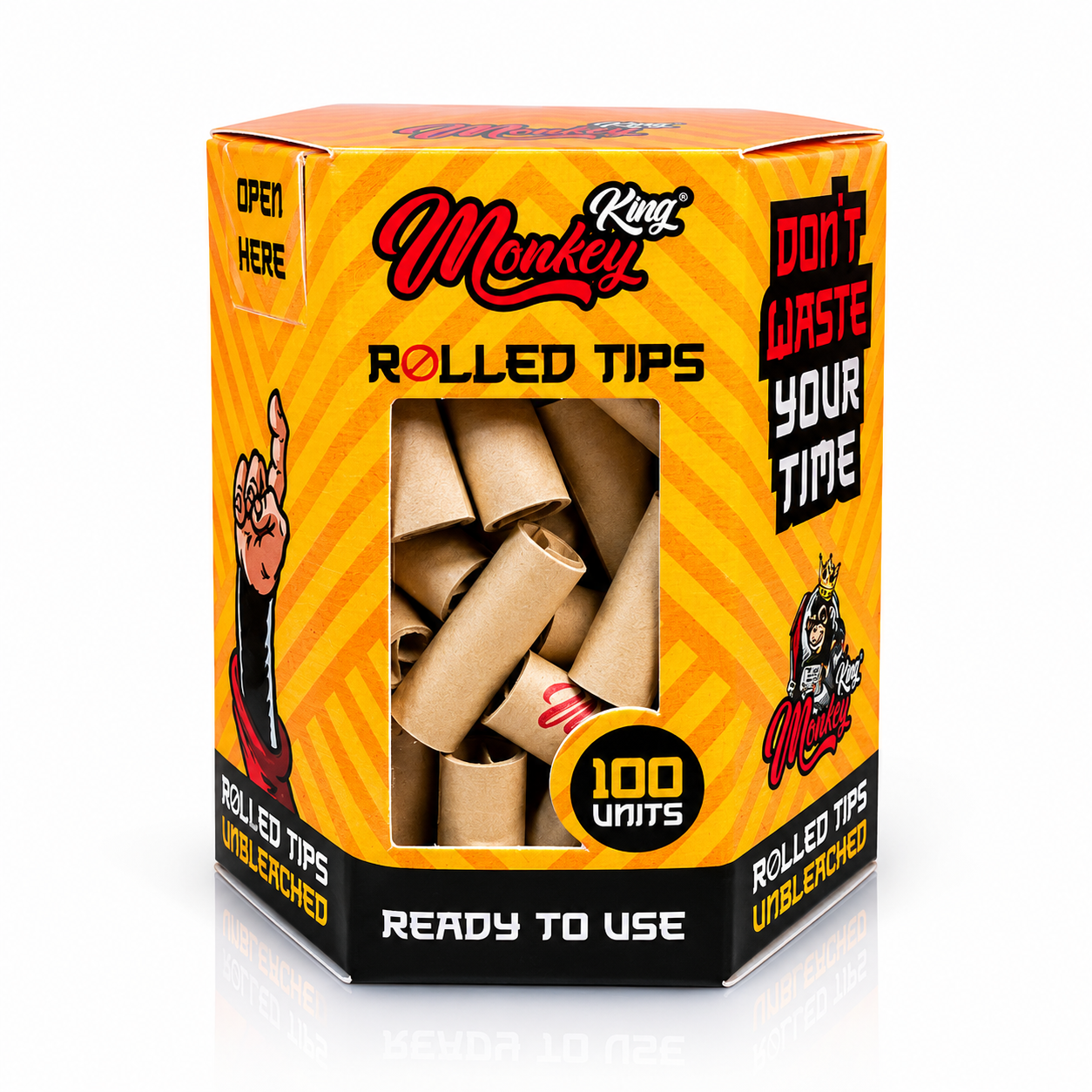 FILTROS MONKEY PREROLLED TIPS 100U 🗞️✅