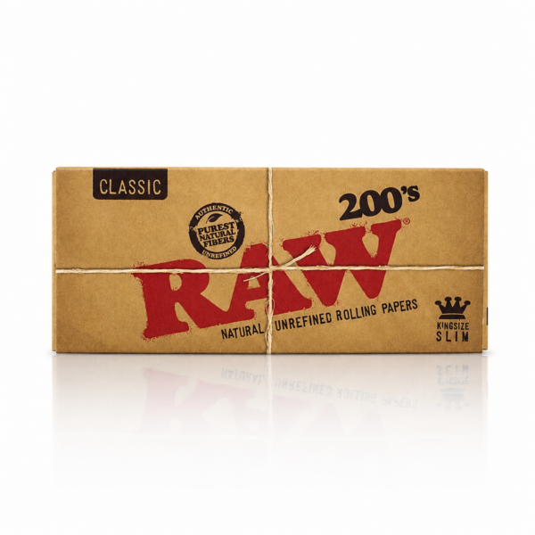 PAPEL RAW KING SIZE | BLOCK 200 HOJAS ✅