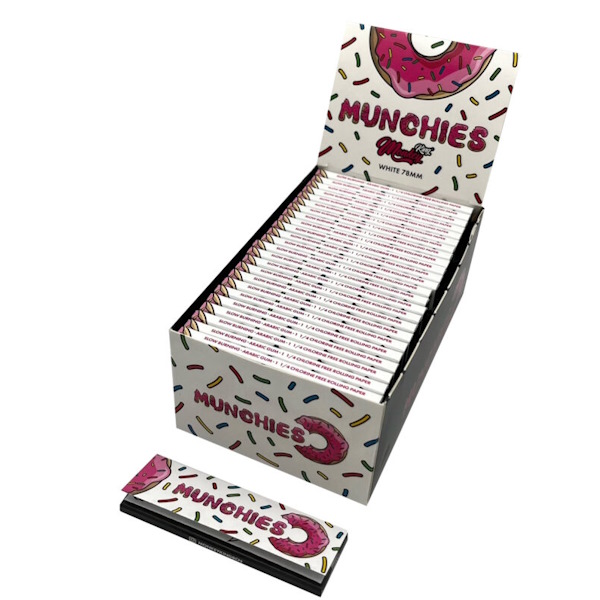 PAPEL 1 1/4 MUNCHIES WHITE 🏳️✅ - Imagen 2