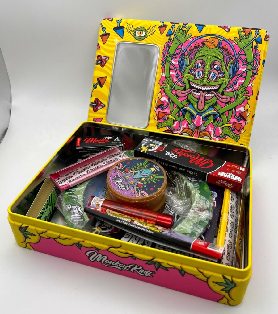 MONKEY TRY-KIT AMARILLA Y ROSA ALIEN