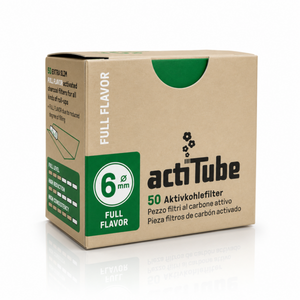 FILTROS ACTITUBE 6MM EXTRA SLIM 50 UNIDADES 🗞️✅
