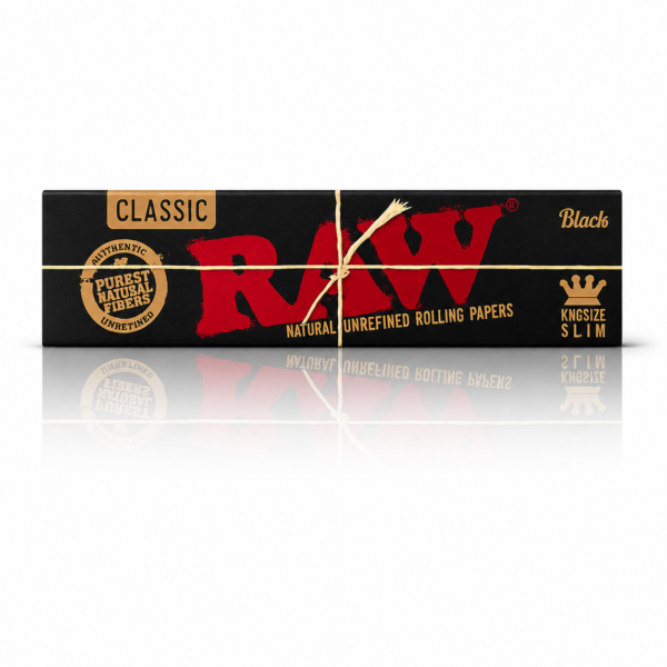 PAPEL RAW KING SIZE BLACK ✔️