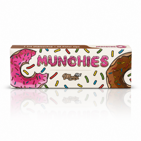 PACK MUNCHIES UNBLEACHED 1 1/4 + TIPS 🍩