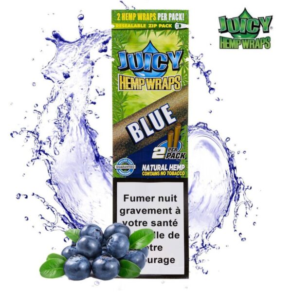 BLUNT JUICY HEMP WRAP BLUE