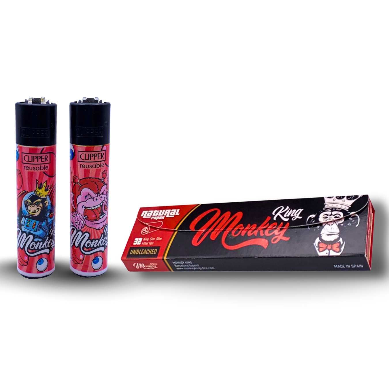 PACK CLIPPER MONKEY RED