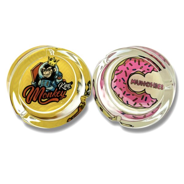 MONKEY GLASS ASHTRAY 🗑️