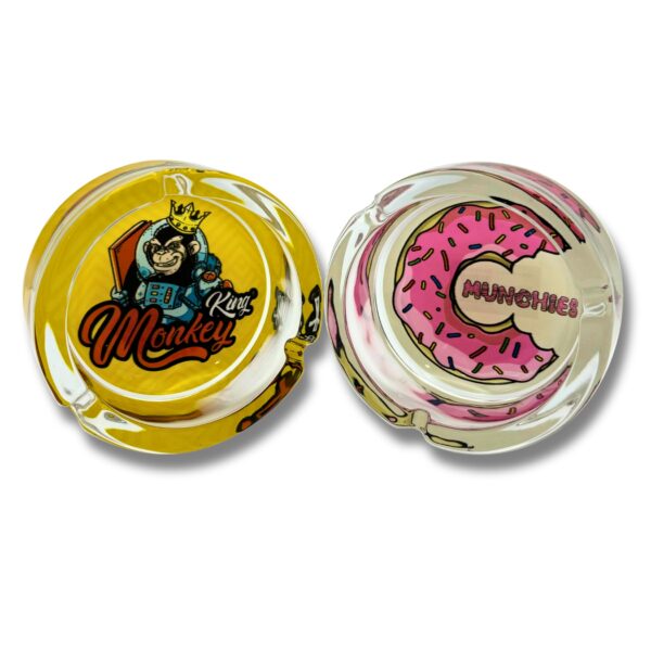 MONKEY GLASS ASHTRAY