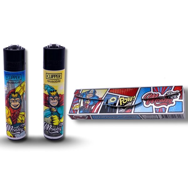 PACK CLIPPER MONKEY SUPER HERO