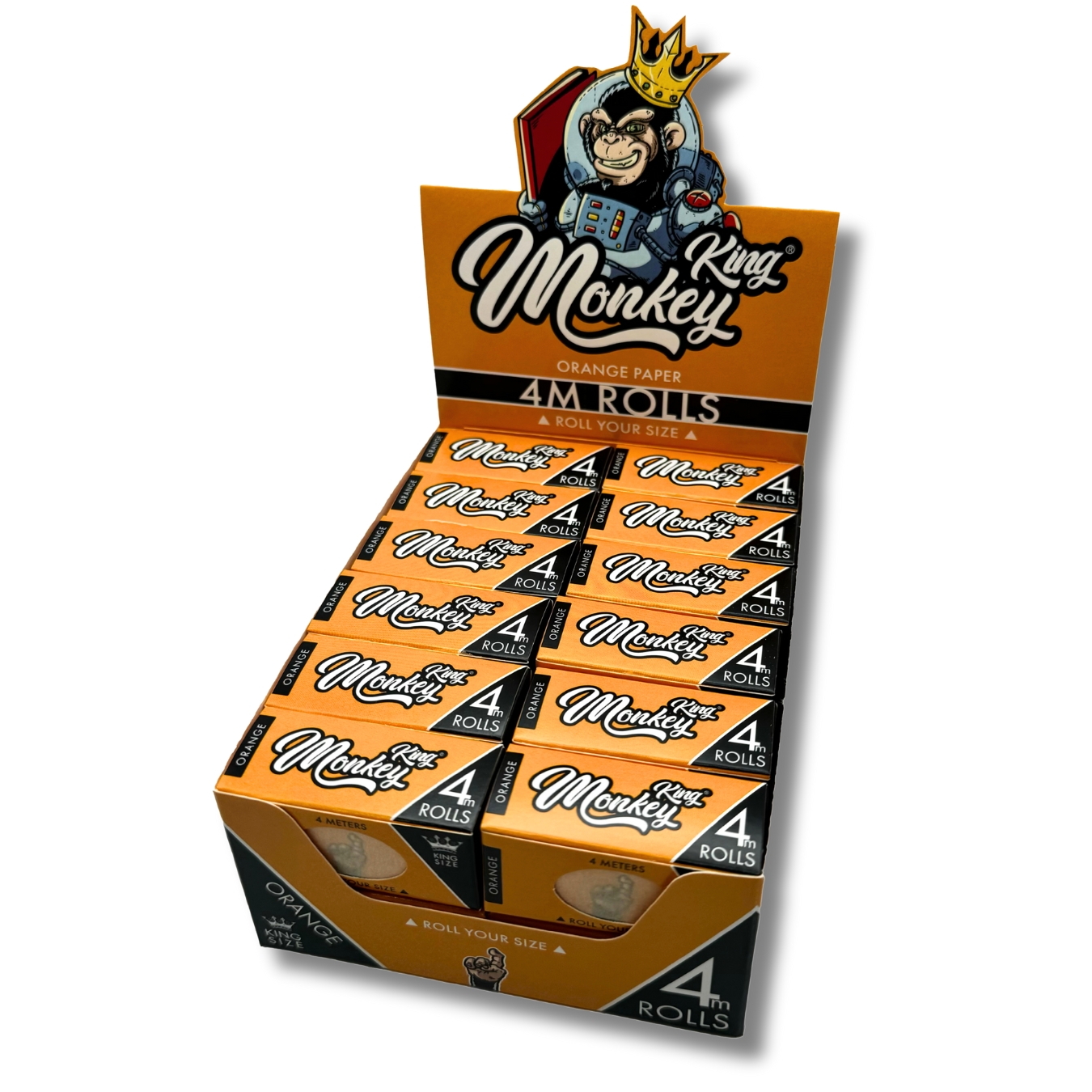 ROLLO PAPEL MONKEY KING ORANGE 4M