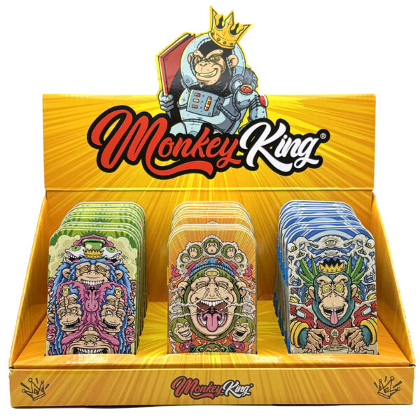 CAJA MONKEY TIN BOX 