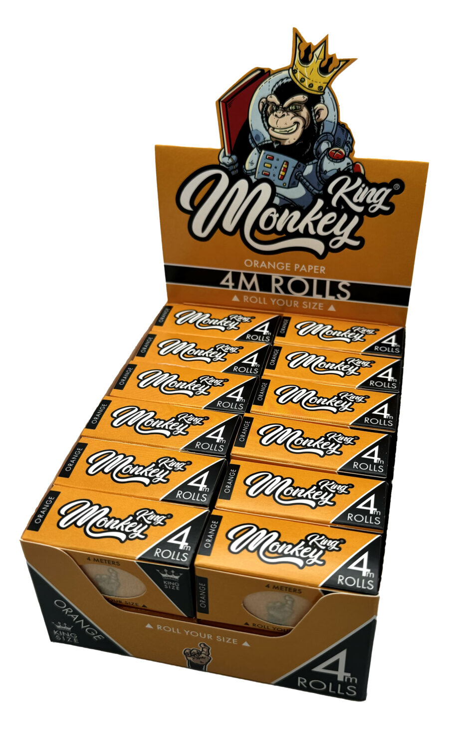 ROLLO PAPEL MONKEY KING ORANGE 4M
