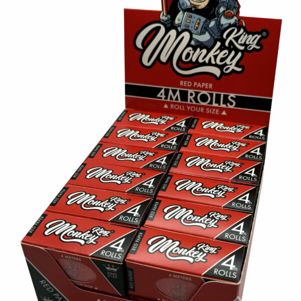 ROLLO PAPEL MONKEY KING RED 4M