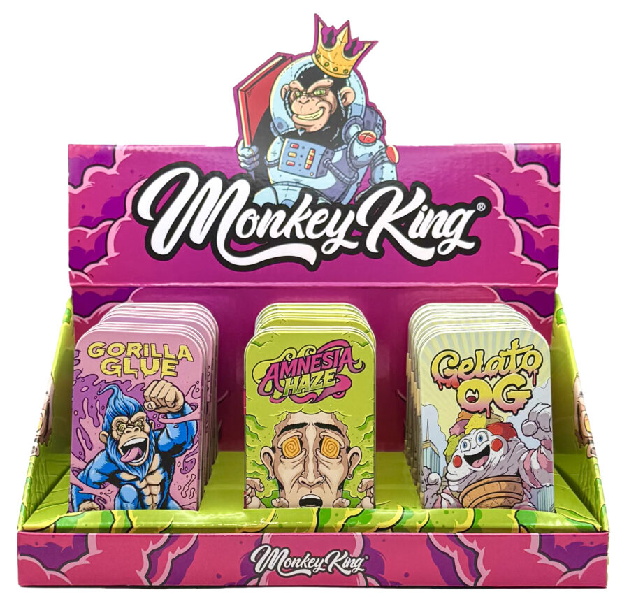 CAJA MONKEY TIN BOX GENETICS