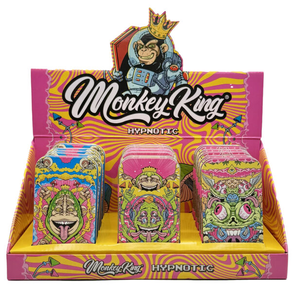 CAJA MONKEY TIN BOX HYPNOTIC