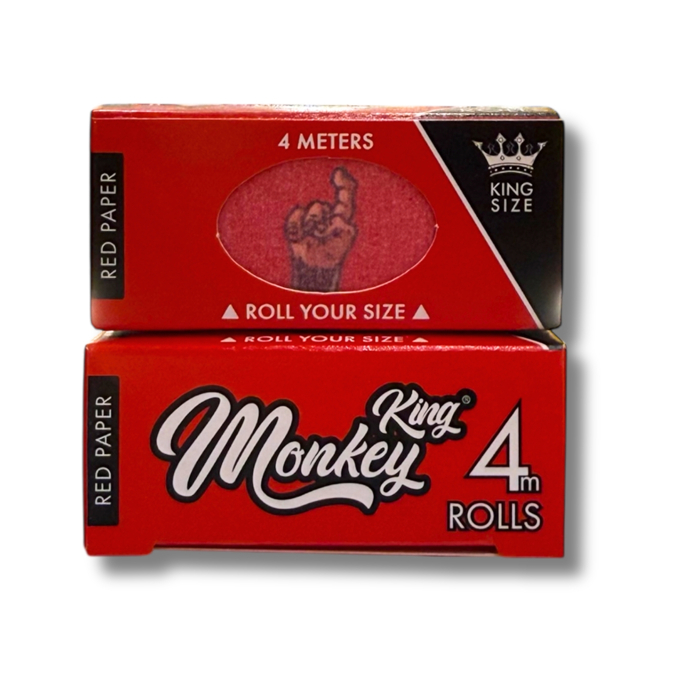 ROLLO PAPEL MONKEY KING RED 4M