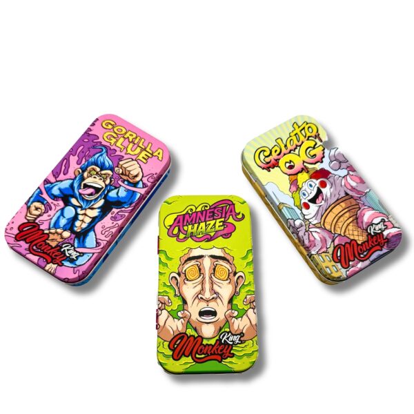 CAJA MONKEY TIN BOX GENETICS