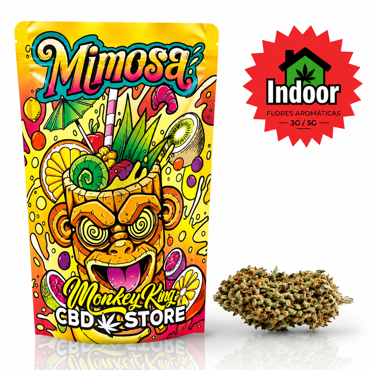 FLOR AROMATICA MIMOSA DE MONKEY KING 🌱🏝️