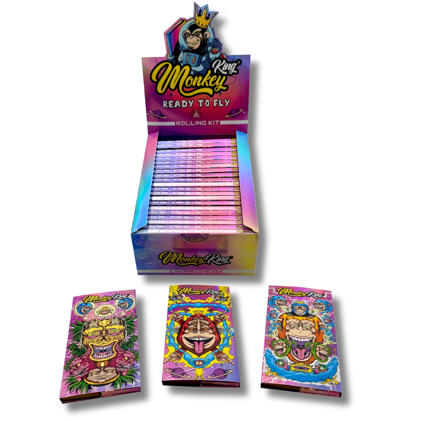 MONKEY ROLLING KIT MAGNET DISPLAY