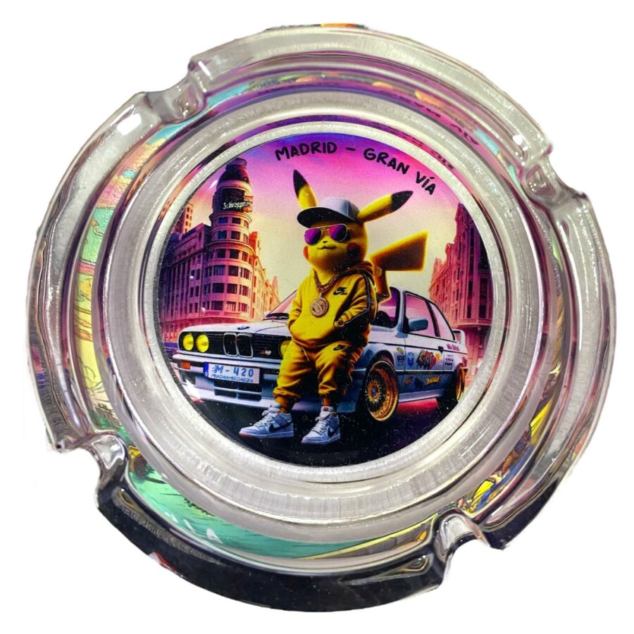 CENICERO CRISTAL PIKACHU