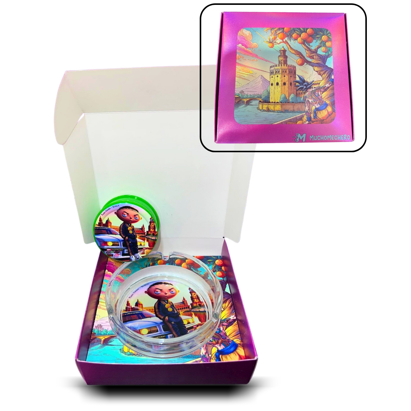 PACK CENICERO + GRINDER EDICION LIMITADA