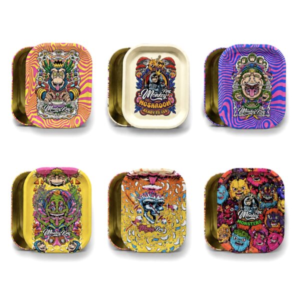MONKEY METALIC TRAY BOX 🗃️
