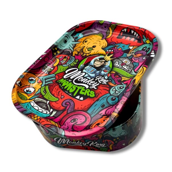 MONKEY METALIC TRAY BOX MONSTERS