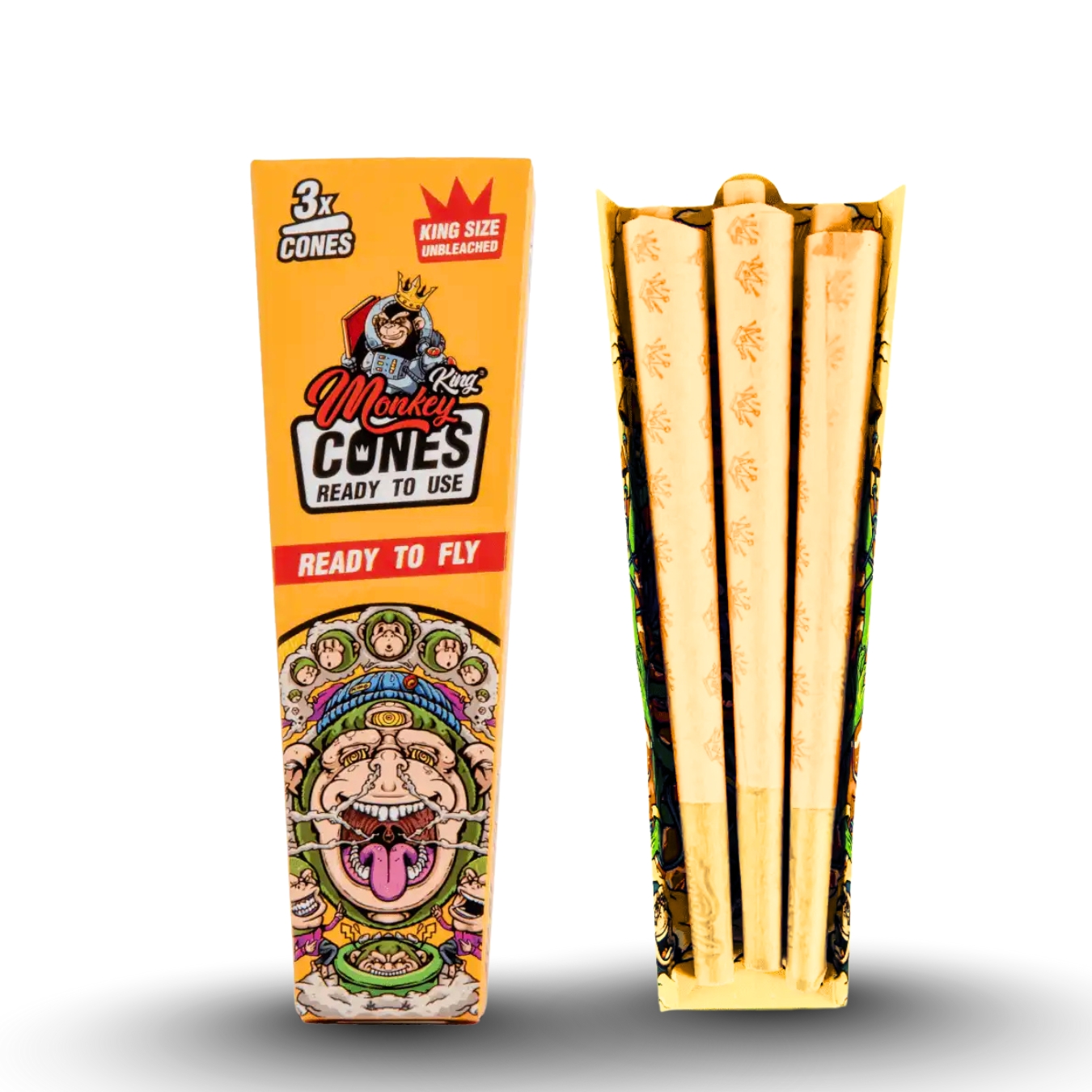 MONKEY CONES KS UNBLEACHED X3