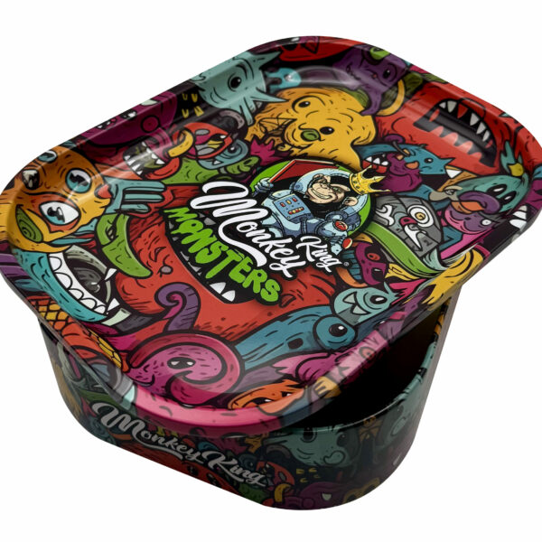 MONKEY METALIC TRAY BOX MONSTERS