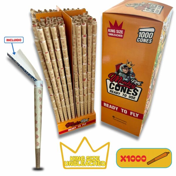 MONKEY CONES KS UNBLEACHED 1000