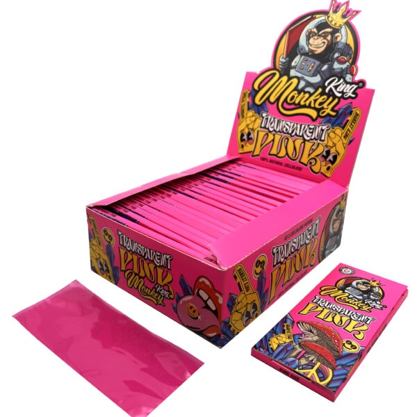 MONKEY TRANSPARENT PINK CELLULOSE KS