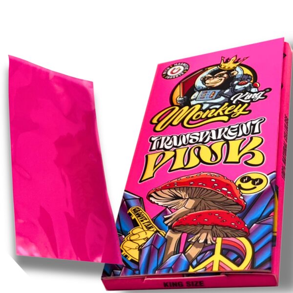MONKEY TRANSPARENT PINK CELLULOSE KS