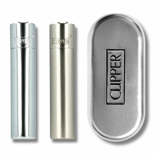 CLIPPER METALICO PLATEADO