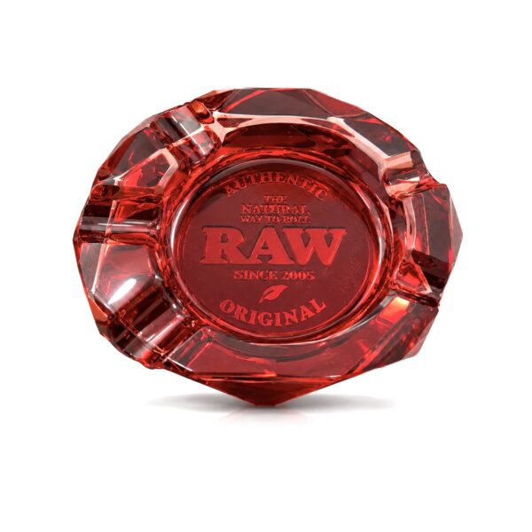 CENICERO RAW RUBY ASHTRAY – Cristal rojo premium 💎