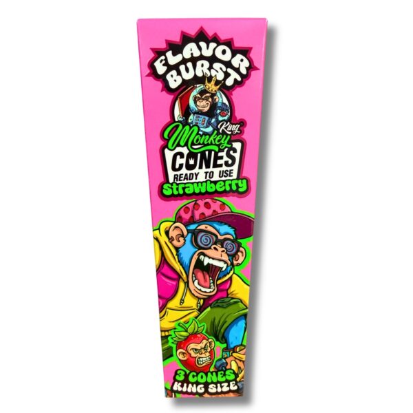 MONKEY CONES FLAVOR BURST 🍓🫐 - STRAWBERRY