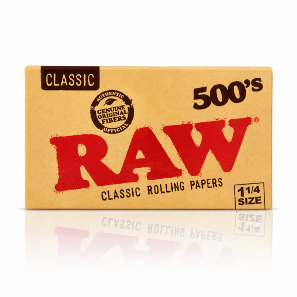 PAPEL 1 1/4 BLOCK 500 HOJAS RAW CLASSIC 💨🌬️