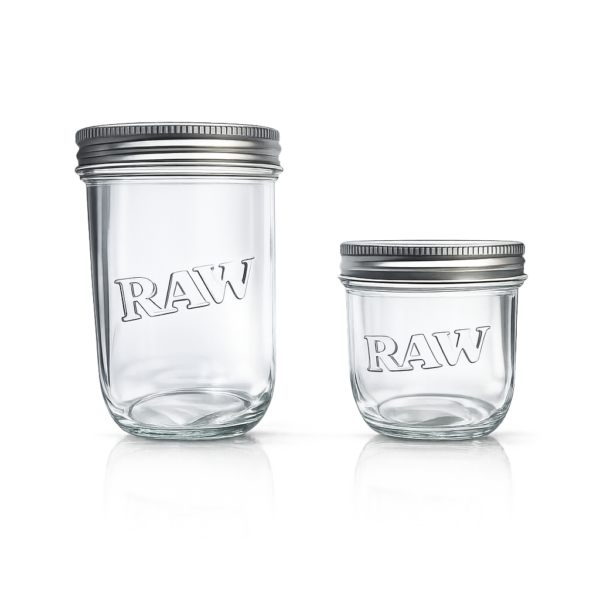 RAW MASON JAR DE CRISTAL HERMETICO 🥫✅