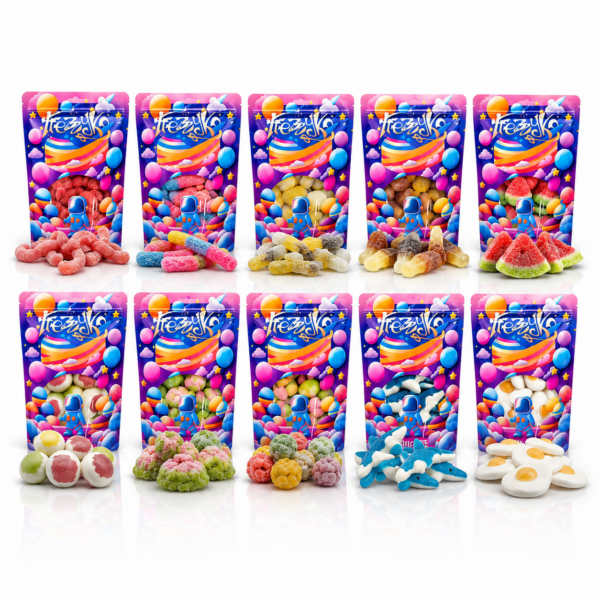 CHUCHES LIOFILIZADAS FREZZYKS | Textura Crujiente y Sabores Originales 🍭🍬