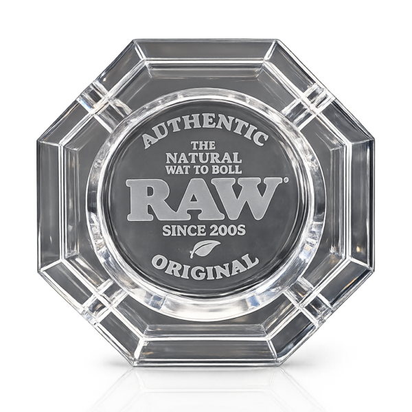 CENICERO RAW LEAD FREE ASHTRAY – Cristal Glass Premium 💎🏅