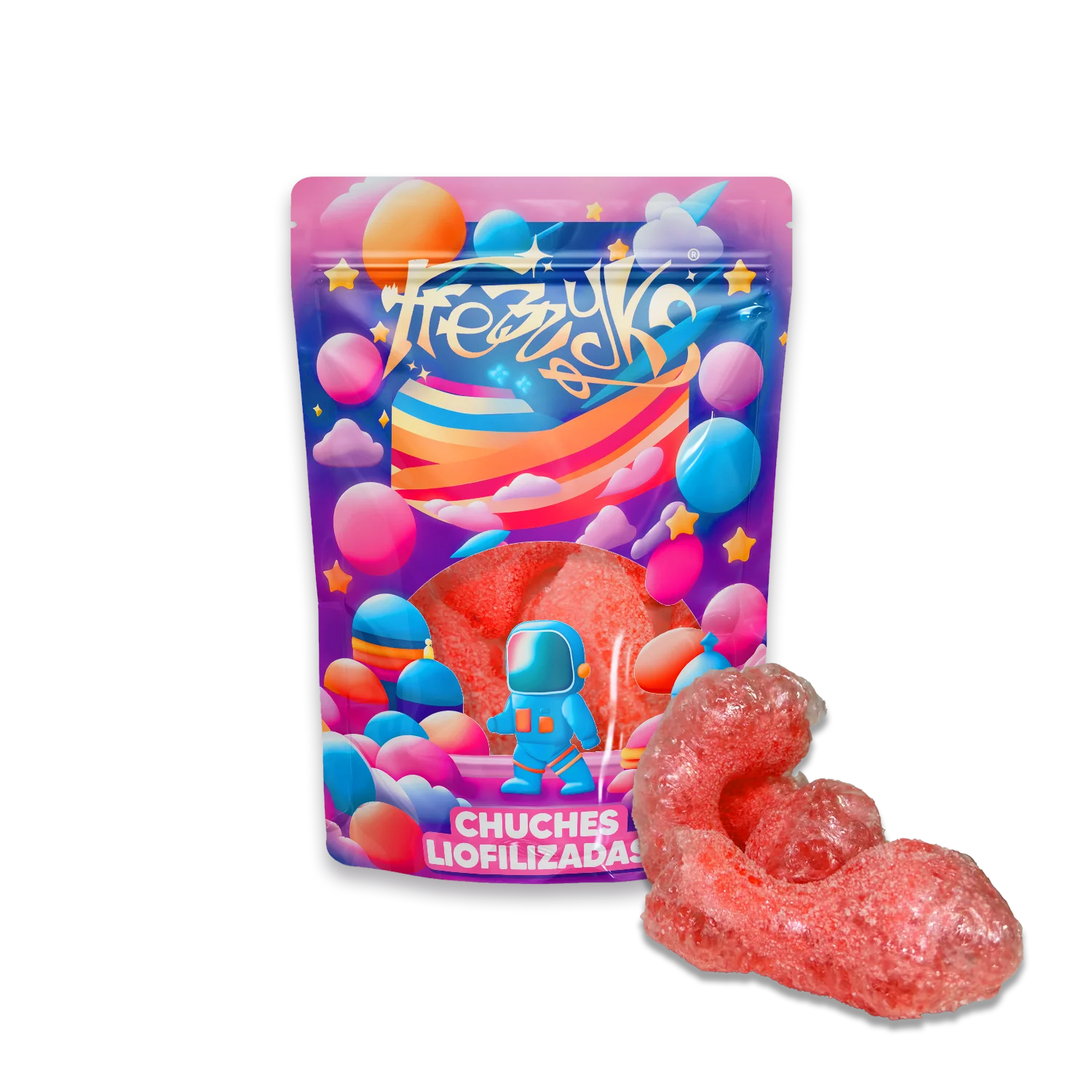 CHUCHES LIOFILIZADAS FREZZYKS | Textura Crujiente y Sabores Originales 🍭🍬 - Imagen 2