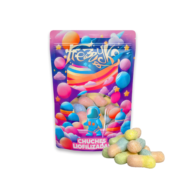 CHUCHES LIOFILIZADAS FREZZYKS | Textura Crujiente y Sabores Originales 🍭🍬 - Imagen 4