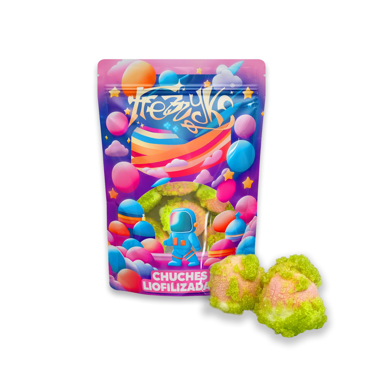 CHUCHES LIOFILIZADAS FREZZYKS | Textura Crujiente y Sabores Originales 🍭🍬 - Imagen 8