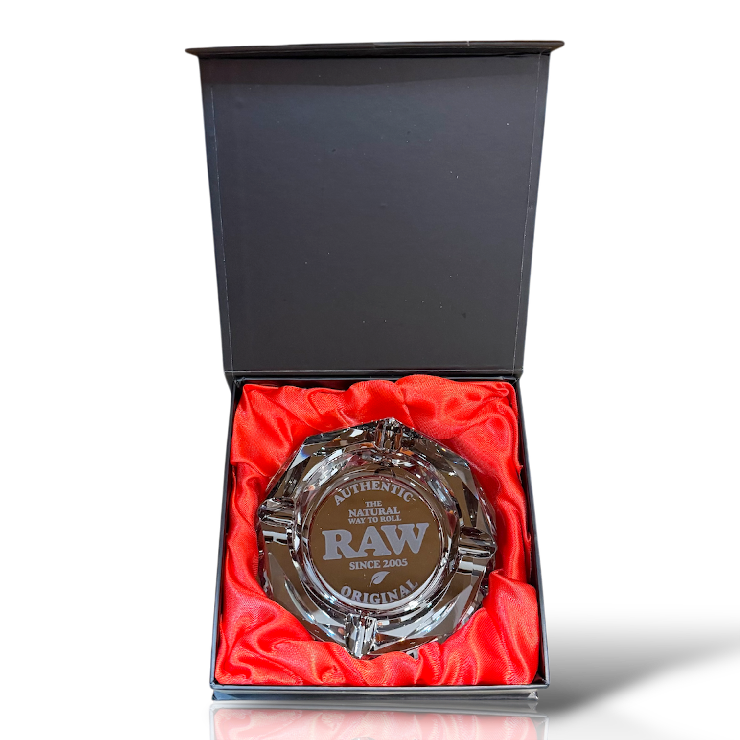 CENICERO RAW DARK SIDE ASHTRAY – Cristal Dark Premium 💎⬛ - Imagen 2