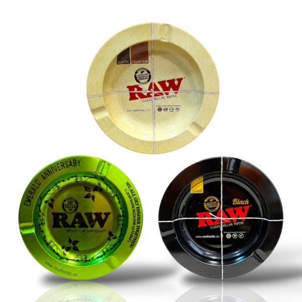 CENICERO RAW CLASSIC METAL ASHTRAY 🗑️🪙