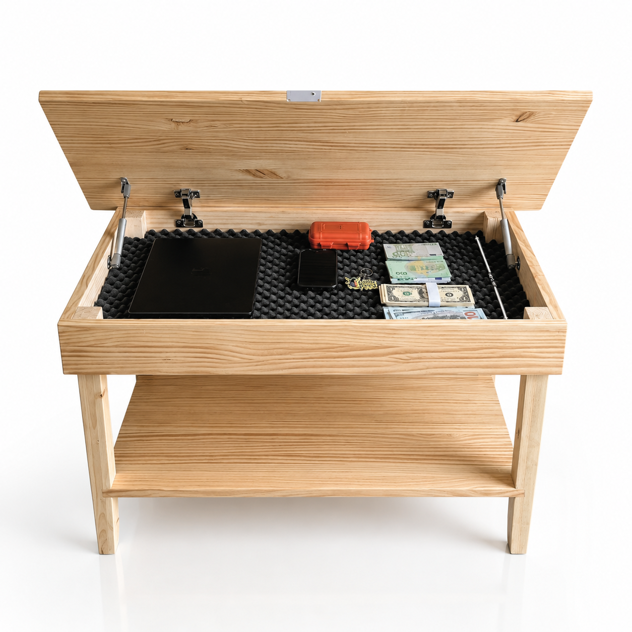 MESA PREMIUM CON COMPARTIMENTO OCULTO | Apertura inteligente NFC 🪞🔐 - Imagen 3