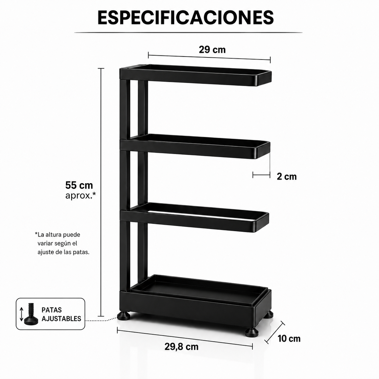 PARAGÜERO CON COMPARTIMENTO SECRETO | METAL 🔏 - Imagen 3