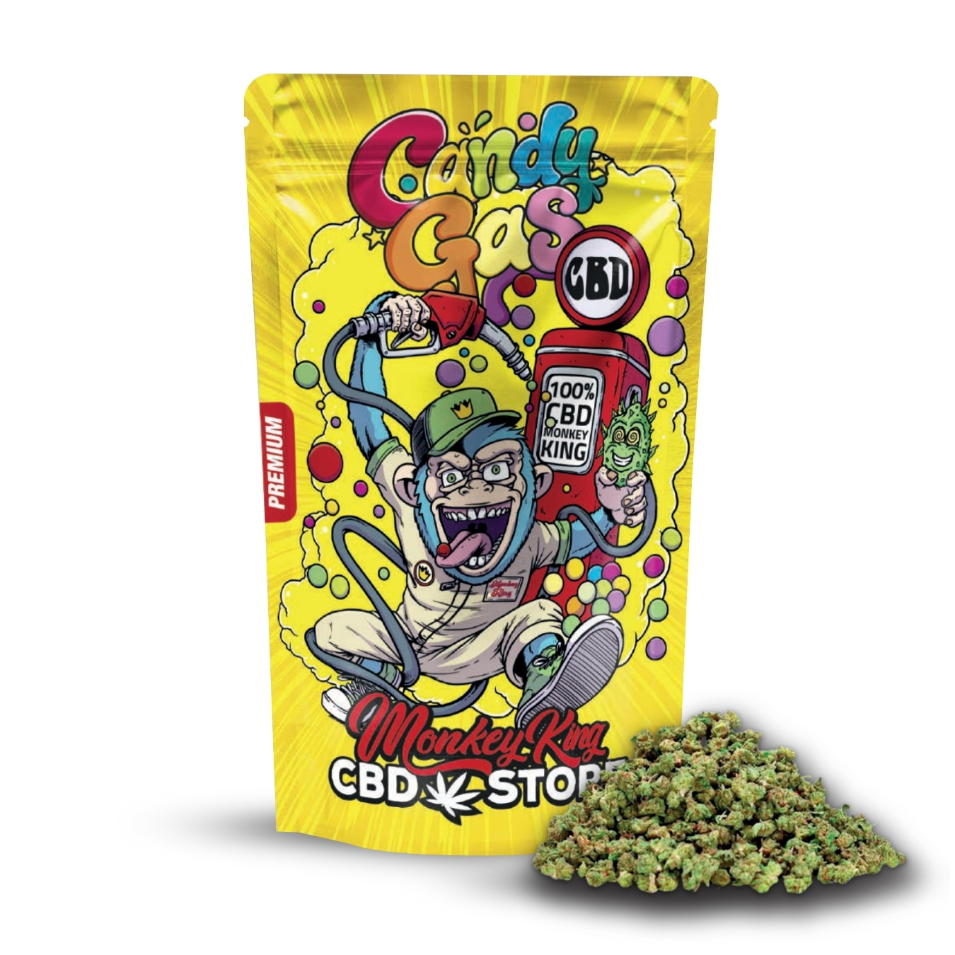 FLOR AROMATICA SMALL BUDS DE MONKEY KING | CANDY GAS 🐵✅